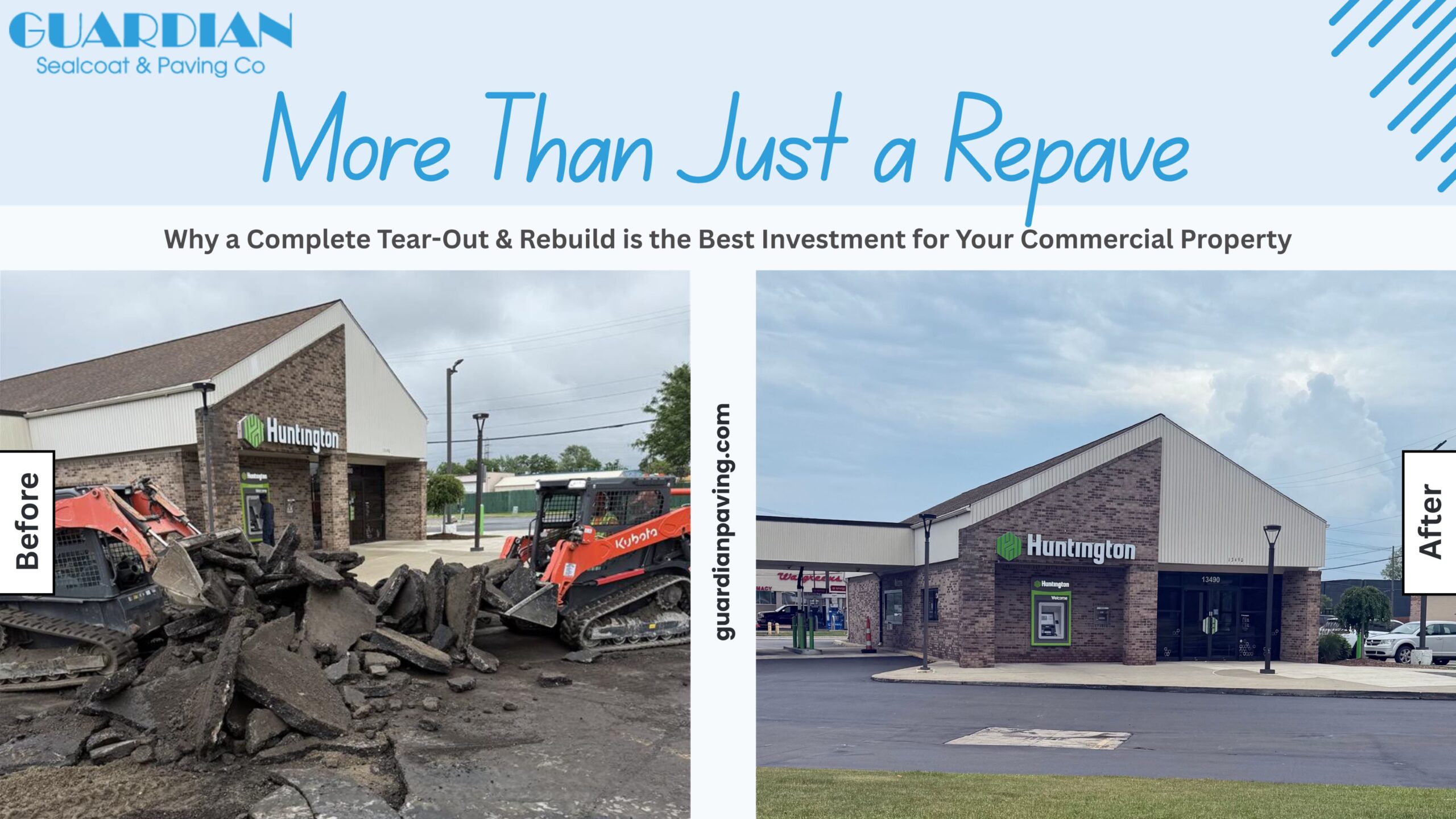 More Than Just a Repave: Why a Complete Tear-Out & Rebuild is the Best Investment for Your Commercial Property