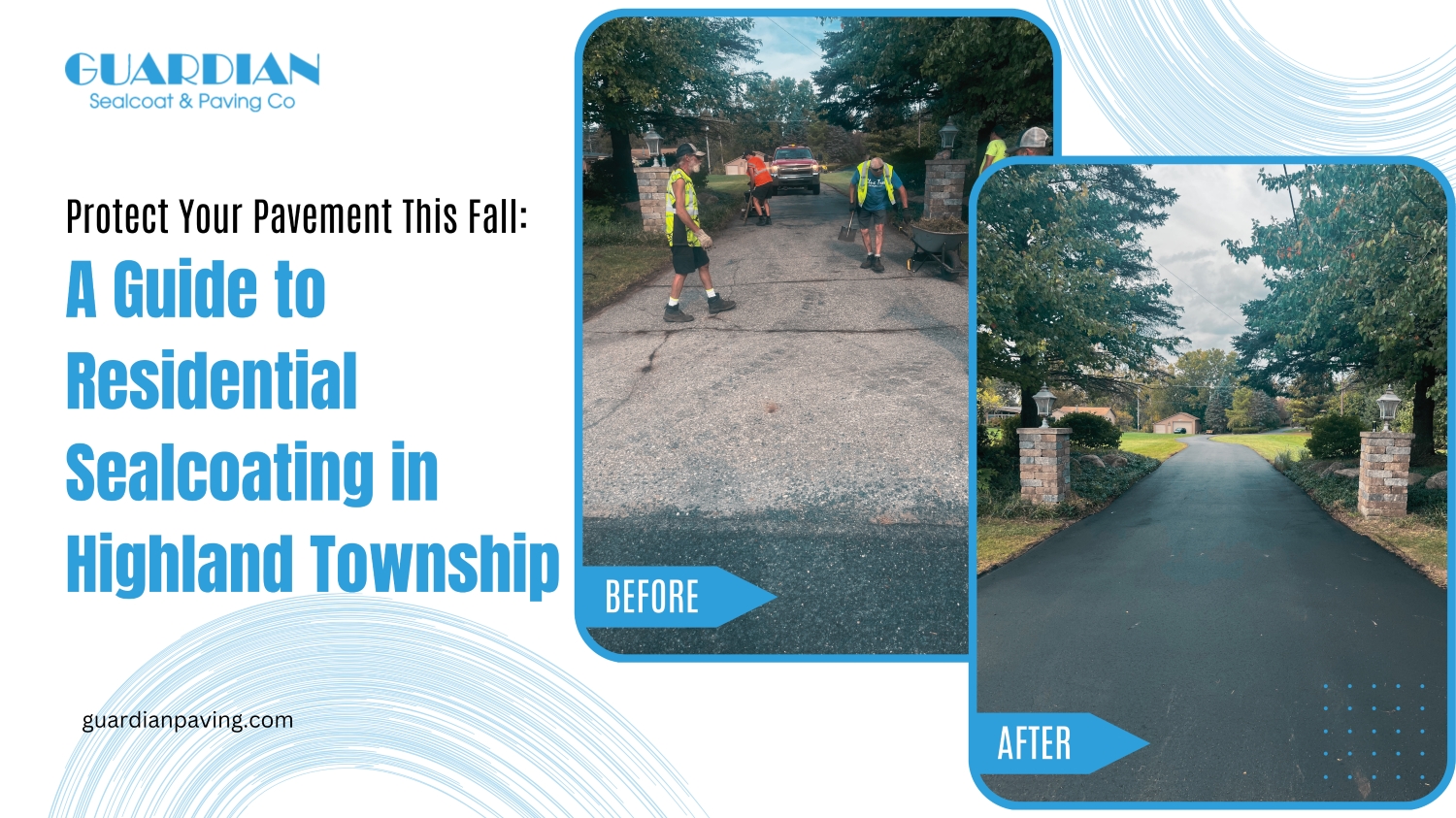 Protect Your Pavement This Fall: A Guide to Residential Sealcoating in Highland Township